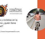 Coches y ciclistas en la carretera: ¿quién tiene prioridad?
