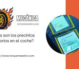 ¿Cuáles son los precintos obligatorios en el coche?